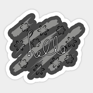 "Warm Greetings in Calligraphy" Sticker